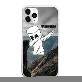 Чехол для iPhone 11 Pro матовый с принтом Marshmello , Силикон |  | chris comstock | electronic | joytime iii | marshmallow | marshmello | клубная | маршмелло | маршмеллоу | электронная музыка
