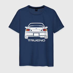 Мужская футболка хлопок с принтом Toyota Trueno AE111 , 100% хлопок | прямой крой, круглый вырез горловины, длина до линии бедер, слегка спущенное плечо. | ae111 | toyota | toyota ae111 | toyota trueno ae111 | trueno | trueno ae111