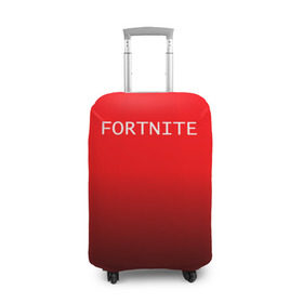 Чехол для чемодана 3D с принтом Fortnite Logo , 86% полиэфир, 14% спандекс | двустороннее нанесение принта, прорези для ручек и колес | 