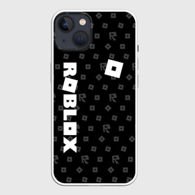 Чехол для iPhone 13 с принтом ROBLOX ,  |  | game | gamer | logo | minecraft | roblox | simulator | игра | конструктор | лого | симулятор | строительство | фигура