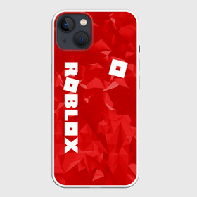 Чехол для iPhone 13 с принтом ROBLOX ,  |  | game | gamer | logo | minecraft | roblox | simulator | игра | конструктор | лого | симулятор | строительство | фигура