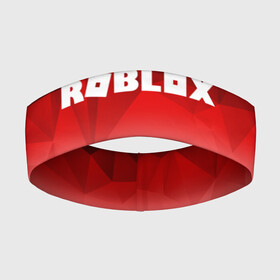 Повязка на голову 3D с принтом ROBLOX ,  |  | game | gamer | logo | minecraft | roblox | simulator | игра | конструктор | лого | симулятор | строительство | фигура