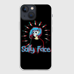 Чехол для iPhone 13 mini с принтом Sally Face ,  |  | sally face | загадка | лицо | протез | салли фейс | соседи | странные | тайна | ужас | фишер