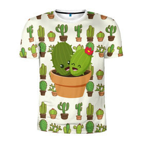 Мужская футболка 3D спортивная с принтом Прикольные кактусы , 100% полиэстер с улучшенными характеристиками | приталенный силуэт, круглая горловина, широкие плечи, сужается к линии бедра | Тематика изображения на принте: веселый кактус | зеленый | иголки | кактусы | колючий | летний | лето | настроение | прикольный | радостный | счастье | цветок | цветы | эмоции