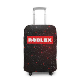 Чехол для чемодана 3D с принтом ROBLOX , 86% полиэфир, 14% спандекс | двустороннее нанесение принта, прорези для ручек и колес | game | gamer | logo | minecraft | roblox | simulator | игра | конструктор | лого | симулятор | строительство | фигура