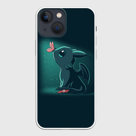 Чехол для iPhone 13 mini с принтом Дракон Беззубик ,  |  | 2019 | 3 | dragon | film | haw to train | night fury | toothless | арт | бабочка | беззубик | дракон | икинг | иккинг | как приручить дракона | мультик | мультфильм | ночная фурия | рисунок | три