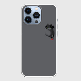 Чехол для iPhone 13 Pro с принтом Беззубик в кармане ,  |  | 2019 | 3 | dragon | film | haw to train | night fury | toothless | арт | беззубик | в кармане | дракон | как приручить дракона | мультик | мультфильм | ночная фурия | три