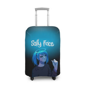 Чехол для чемодана 3D с принтом Sally Face , 86% полиэфир, 14% спандекс | двустороннее нанесение принта, прорези для ручек и колес | blue | diane | face | fisher | gizmo | henry | johnson | killer | larry | sally | генри | гизмо | джонсон | диана | ларри | лицо | салли | фейс | фишер