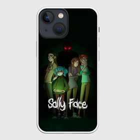 Чехол для iPhone 13 mini с принтом Sally Face ,  |  | blue | diane | face | fisher | gizmo | henry | johnson | killer | larry | sally | генри | гизмо | джонсон | диана | ларри | лицо | салли | фейс | фишер