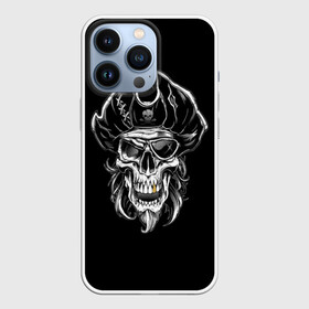 Чехол для iPhone 13 Pro с принтом Пиратский череп ,  |  | dead | demon | devil | executioner | metal | pirat | punisher | rap | rock | satan | sea | skull | swag | каратель | метал | море | океан | палач | пират | рок | скелет | череп