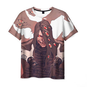 Мужская футболка 3D с принтом Hellsing , 100% полиэфир | прямой крой, круглый вырез горловины, длина до линии бедер | alucard | anime | drakula | helsing | vampir | аниме | вампир | глаза кровь