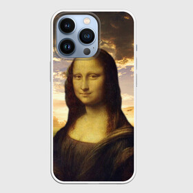 Чехол для iPhone 13 Pro с принтом Мона Лиза ,  |  | big | арт | крупные арты | крупные принты | сумасшедшие арты