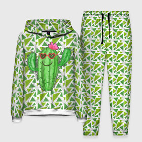 Мужской костюм 3D (с толстовкой) с принтом Позитивный кактус ,  |  | Тематика изображения на принте: веселый кактус | зеленый | иголки | кактусы | колючий | летний | лето | настроение | прикольный | радостный | счастье | цветок | цветы | эмоции