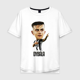 Мужская футболка хлопок Oversize с принтом Dybala , 100% хлопок | свободный крой, круглый ворот, “спинка” длиннее передней части | Тематика изображения на принте: champion | cr7 | cristiano | game | goal | italy | juventus | madrid | real | ronaldo | spain | team | буффон | гол | дибала | золотой мяч | игрок | испания | италия | криштиану | мадрид | португалия | реал | роналду | спорт | тренер | футбол | 