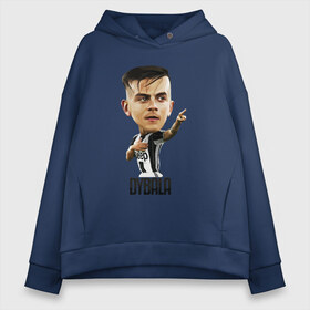 Женское худи Oversize хлопок с принтом Dybala , френч-терри — 70% хлопок, 30% полиэстер. Мягкий теплый начес внутри —100% хлопок | боковые карманы, эластичные манжеты и нижняя кромка, капюшон на магнитной кнопке | champion | cr7 | cristiano | game | goal | italy | juventus | madrid | real | ronaldo | spain | team | буффон | гол | дибала | золотой мяч | игрок | испания | италия | криштиану | мадрид | португалия | реал | роналду | спорт | тренер | футбол | 