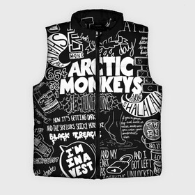 Мужской жилет утепленный 3D с принтом Arctic Monkeys ,  |  | arctic monkeys | алекс тёрнер | арктик манкиз | группы | джейми кук | инди | музыка | мэтт хелдерс | ник омэлли | постпанк | рок