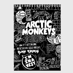 Скетчбук с принтом Arctic Monkeys , 100% бумага
 | 48 листов, плотность листов — 100 г/м2, плотность картонной обложки — 250 г/м2. Листы скреплены сверху удобной пружинной спиралью | arctic monkeys | алекс тёрнер | арктик манкиз | группы | джейми кук | инди | музыка | мэтт хелдерс | ник омэлли | постпанк | рок