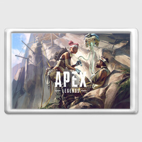 Магнит 45*70 с принтом APEX Legends , Пластик | Размер: 78*52 мм; Размер печати: 70*45 | 2 | 2019 | 3 | apex | game | legends | titanfall | игра | титанфолл