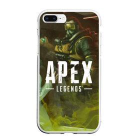 Чехол для iPhone 7Plus/8 Plus матовый с принтом APEX Legends , Силикон | Область печати: задняя сторона чехла, без боковых панелей | 2 | 2019 | 3 | apex | game | legends | titanfall | игра | титанфолл