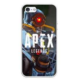 Чехол для iPhone 5/5S матовый с принтом APEX Legends , Силикон | Область печати: задняя сторона чехла, без боковых панелей | 2 | 2019 | 3 | apex | game | legends | titanfall | игра | титанфолл