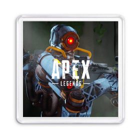 Магнит 55*55 с принтом APEX Legends , Пластик | Размер: 65*65 мм; Размер печати: 55*55 мм | 2 | 2019 | 3 | apex | game | legends | titanfall | игра | титанфолл