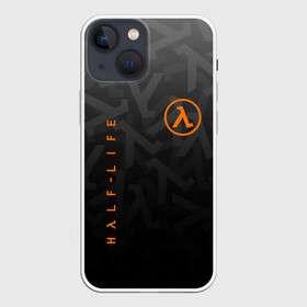 Чехол для iPhone 13 mini с принтом HALF LIFE | ХАЛФ ЛАЙФ ,  |  | aperture laboratorie | black mesa | gordon freeman | half life | half life 3 | logo | valve | вэлв | гордон фриман | игра | лого | монтировка | фантастика | халф лайф