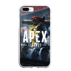 Чехол для iPhone 7Plus/8 Plus матовый с принтом APEX Legends , Силикон | Область печати: задняя сторона чехла, без боковых панелей | 2 | 2019 | 3 | apex | game | legends | titanfall | игра | титанфолл