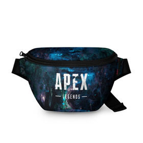 Поясная сумка 3D с принтом APEX Legends , 100% полиэстер | плотная ткань, ремень с регулируемой длиной, внутри несколько карманов для мелочей, основное отделение и карман с обратной стороны сумки застегиваются на молнию | 2 | 2019 | 3 | apex | game | legends | titanfall | игра | титанфолл