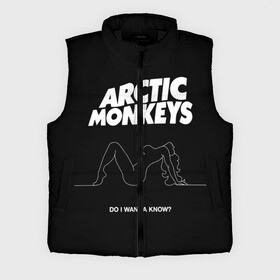 Мужской жилет утепленный 3D с принтом Arctic Monkeys ,  |  | arctic monkeys | алекс тёрнер | арктик манкиз | группы | джейми кук | инди | музыка | мэтт хелдерс | ник омэлли | постпанк | рок