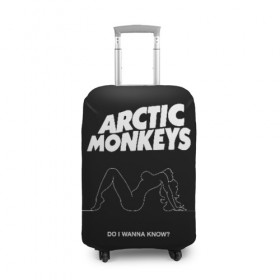 Чехол для чемодана 3D с принтом Arctic Monkeys , 86% полиэфир, 14% спандекс | двустороннее нанесение принта, прорези для ручек и колес | arctic monkeys | алекс тёрнер | арктик манкиз | группы | джейми кук | инди | музыка | мэтт хелдерс | ник омэлли | постпанк | рок