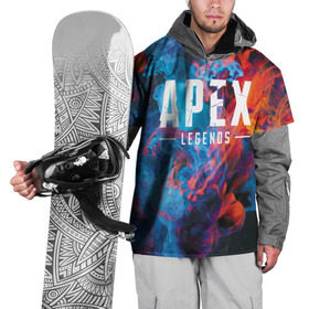 Накидка на куртку 3D с принтом Apex Legends , 100% полиэстер |  | Тематика изображения на принте: apex | battle royale | legends | titanfall | апекс | легенды