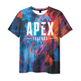Мужская футболка 3D с принтом Apex Legends , 100% полиэфир | прямой крой, круглый вырез горловины, длина до линии бедер | Тематика изображения на принте: apex | battle royale | legends | titanfall | апекс | легенды
