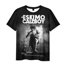 Мужская футболка 3D с принтом Eskimo Callboy , 100% полиэфир | прямой крой, круглый вырез горловины, длина до линии бедер | Тематика изображения на принте: bury me in vegas | crystals | danskimo | eskimo callboy | sushi | the scene | we are the mess | группы | метал | музыка | рок | эскимо колбой