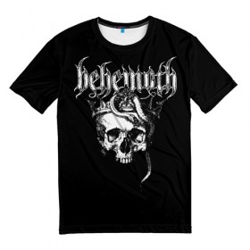 Мужская футболка 3D с принтом Behemoth , 100% полиэфир | прямой крой, круглый вырез горловины, длина до линии бедер | behemoth | black metal | death metal | inferno | nergal | orion | seth | блэк метал | группы | дэт метал | метал | музыка | рок