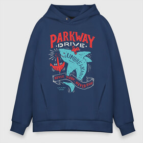 Мужское худи Oversize хлопок с принтом Parkway Drive , френч-терри — 70% хлопок, 30% полиэстер. Мягкий теплый начес внутри —100% хлопок | боковые карманы, эластичные манжеты и нижняя кромка, капюшон на магнитной кнопке | atlas | ire | parkway drive | pd | группы | метал | музыка | рок | хеви метал