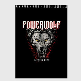 Скетчбук с принтом Powerwolf , 100% бумага
 | 48 листов, плотность листов — 100 г/м2, плотность картонной обложки — 250 г/м2. Листы скреплены сверху удобной пружинной спиралью | heavy metal | metal | powerwolf | группы | метал | музыка | пауэр метал | рок | хеви метал