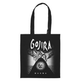 Сумка 3D повседневная с принтом Gojira , 100% полиэстер | Плотность: 200 г/м2; Размер: 34×35 см; Высота лямок: 30 см | death metal | from mars to sirius | gojira | magmа | terra incognita | the link | the way of all flesh | годжира | грув метал | группы | дэт метал | метал | музыка | рок