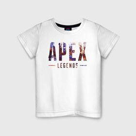 Детская футболка хлопок с принтом Apex , 100% хлопок | круглый вырез горловины, полуприлегающий силуэт, длина до линии бедер | apex | battle royale | legends | titanfall | апекс | легенды | тайтанфол | титанфол