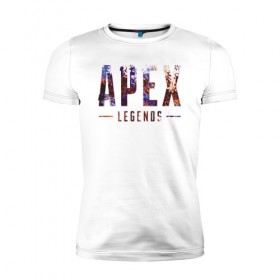 Мужская футболка премиум с принтом Apex , 92% хлопок, 8% лайкра | приталенный силуэт, круглый вырез ворота, длина до линии бедра, короткий рукав | Тематика изображения на принте: apex | battle royale | legends | titanfall | апекс | легенды | тайтанфол | титанфол