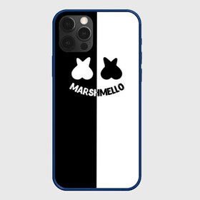 Чехол для iPhone 12 Pro Max с принтом Marshmello , Силикон |  | black and white | christopher comstock | dj | marshmello | music | диджей | клубная музыка | клубняк | крис комсток | логотип | маршмэллоу | музыка | черно белый