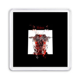 Магнит 55*55 с принтом Slipknot All Out Life , Пластик | Размер: 65*65 мм; Размер печати: 55*55 мм | metal | music | rock | skull | slipknot