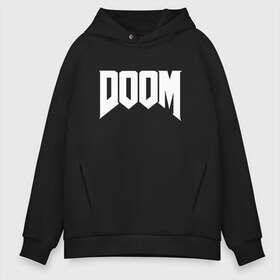 Мужское худи Oversize хлопок с принтом DOOM , френч-терри — 70% хлопок, 30% полиэстер. Мягкий теплый начес внутри —100% хлопок | боковые карманы, эластичные манжеты и нижняя кромка, капюшон на магнитной кнопке | devil | doom | hell | mark of the doom slayer | slayer | ад | гарнил | дум | знаки | иероглифы | компьютерные игры 2019 | преисподняя | символ | солдат