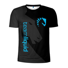Мужская футболка 3D спортивная с принтом TEAM LIQUID , 100% полиэстер с улучшенными характеристиками | приталенный силуэт, круглая горловина, широкие плечи, сужается к линии бедра | Тематика изображения на принте: 2019 | blue | cybersport | esport | liquid | logo | pro league | team | team liquid | киберспорт | логотип | тим ликвид | фирменные цвета