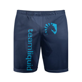 Мужские шорты 3D спортивные с принтом TEAM LIQUID ,  |  | 2019 | blue | cybersport | esport | liquid | logo | pro league | team | team liquid | киберспорт | логотип | тим ликвид | фирменные цвета