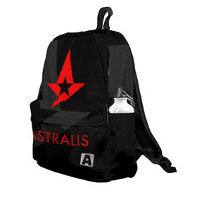 Рюкзак 3D с принтом ASTRALIS , 100% полиэстер | лямки с регулируемой длиной, сверху петелька, чтобы рюкзак можно было повесить на вешалку. Основное отделение закрывается на молнию, как и внешний карман. Внутри два дополнительных кармана, один из которых закрывается на молнию. По бокам два дополнительных кармашка | Тематика изображения на принте: action | astralis | awp | counter strike | cs go | cs go global offensive | cybersport | faze clan | game | gamer | hyper beast | shooter | skin | team liquid | киберспорт | оружие | скины