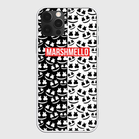 Чехол для iPhone 12 Pro Max с принтом Marshmello , Силикон |  | black and white | christopher comstock | dj | logo | marshmello | music | диджей | клубная музыка | клубняк | крис комсток | логотип | маршмэллоу | музыка | черно белый