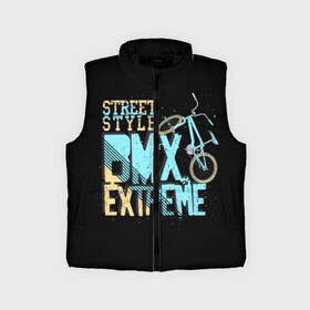 Детский жилет утепленный 3D с принтом Street style ,  |  | background | bike | black | bmx | drawing | extreme | graphics | movement | power | splashes | sport | spots | street | style | брызги | велосипед | графика | движение | жёлтый | надпись | пятна | рисунок | сила | синий | спорт | стиль | текст | уличный |