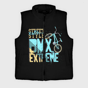 Мужской жилет утепленный 3D с принтом Street style ,  |  | background | bike | black | bmx | drawing | extreme | graphics | movement | power | splashes | sport | spots | street | style | брызги | велосипед | графика | движение | жёлтый | надпись | пятна | рисунок | сила | синий | спорт | стиль | текст | уличный |