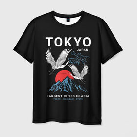 Мужская футболка 3D с принтом Tokyo , 100% полиэфир | прямой крой, круглый вырез горловины, длина до линии бедер | cities | country | japan | large | most | mountains | nagasaki | tokyo | travel | большие | восход | города | горы | графика | журавли | закат | летят | нагасаки | надпись | полет | птицы | путешествия | рисунок | самые | солнце | страна