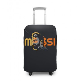 Чехол для чемодана 3D с принтом Lionel Messi , 86% полиэфир, 14% спандекс | двустороннее нанесение принта, прорези для ручек и колес | 